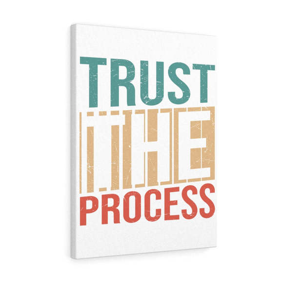 Inspirational Wall Art Trust The Process Wall Art Motivation Wall Decor for Home